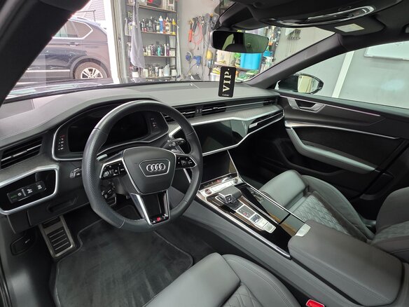 2020 Audi S6 V (C8), чёрный, 4197485 рублей - вид 9