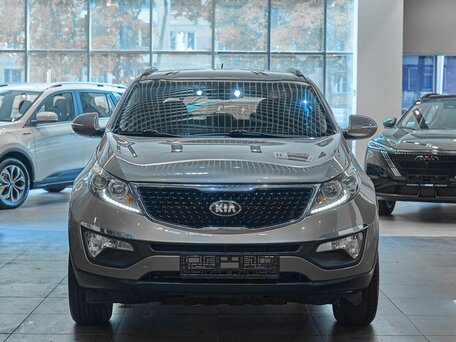2014 Kia Sportage III Рестайлинг, серебристый, 1199000 рублей, вид 2