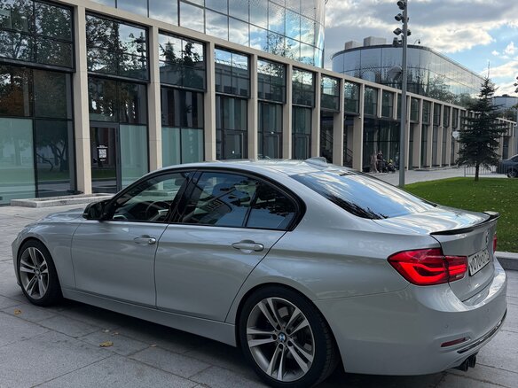 2016 BMW 3 серии 330i VI (F3x) Рестайлинг, серебристый - вид 6