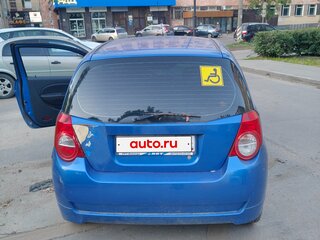 2009 Chevrolet Aveo I Рестайлинг, синий, 140000 рублей, вид 4