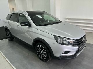2021 Lada (ВАЗ) Vesta SW Cross I, серебристый, 1045000 рублей, вид 2