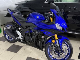 2019 Yamaha YZF-R3, синий, 550000 рублей, вид 3