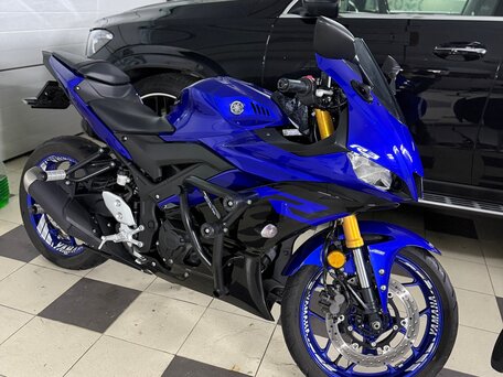 2019 Yamaha YZF-R3, синий, 550000 рублей, вид 3