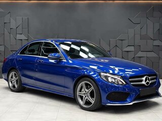 2017 Mercedes-Benz C-Класс 180 9G-TRONIC IV (W205), синий, 2099000 рублей, вид 3