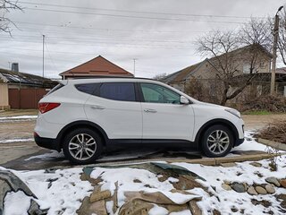 2013 Hyundai Santa Fe III, белый, 1700000 рублей, вид 3