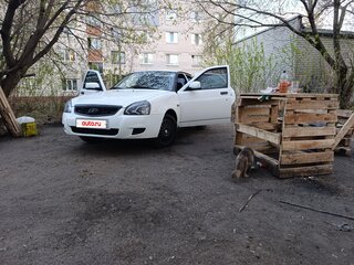 2009 Lada (ВАЗ) Priora I, белый, 300000 рублей, вид 4