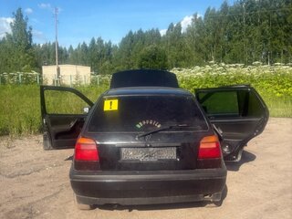 1997 Volkswagen Golf III, чёрный, 150000 рублей, вид 4