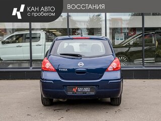 2012 Nissan Tiida I Рестайлинг, синий, 753372 рублей, вид 4
