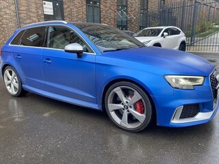 2019 Audi RS 3 II (8V) Рестайлинг, синий, 5400000 рублей, вид 3