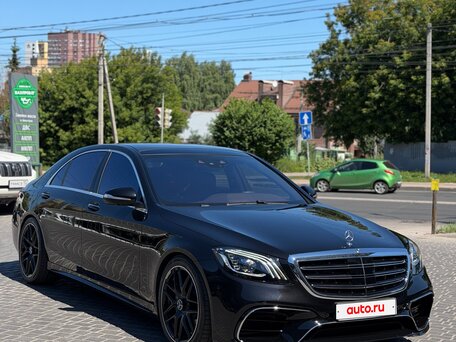 2017 Mercedes-Benz S-Класс 560 Long VI (W222, C217) Рестайлинг, чёрный, 5350000 рублей, вид 3