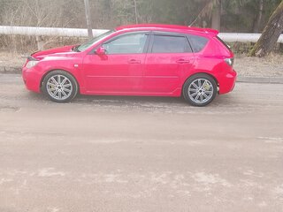2007 Mazda 3 I (BK) Рестайлинг, красный, 349000 рублей, вид 2