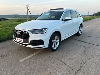 2021 Audi Q7 45 TDI II (4M) Рестайлинг, белый, 7700000 рублей, вид 1