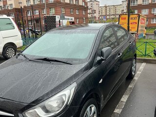 2014 Hyundai Solaris I, чёрный, 599000 рублей, вид 1
