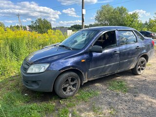 2014 Lada (ВАЗ) Granta I, синий, 175000 рублей, вид 1