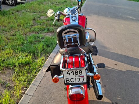 2006 Harley-Davidson Fat Boy, красный, 900000 рублей, вид 5