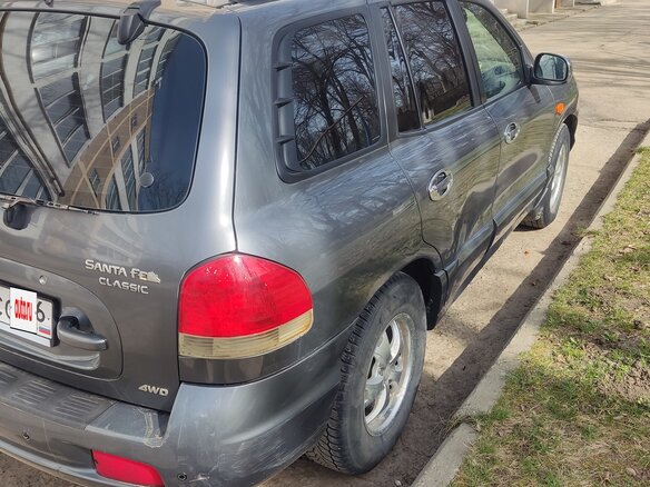 2007 Hyundai Santa Fe Classic Classic, серый, 830000 рублей - вид 2