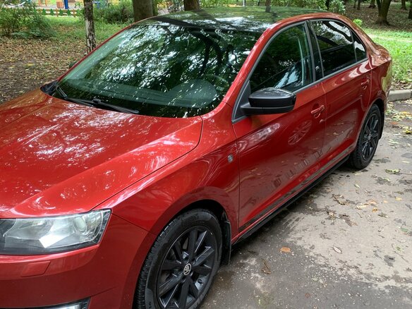 2016 Skoda Rapid I, красный, 1300000 рублей - вид 1