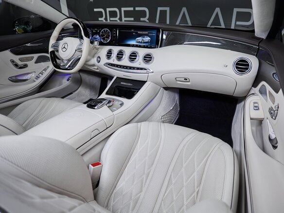 2016 Mercedes-Benz S-Класс AMG 63 AMG III (W222, C217), чёрный, 5990000 рублей - вид 35