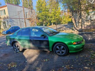 2000 Mitsubishi Galant VIII Рестайлинг, зелёный, 230000 рублей, вид 2