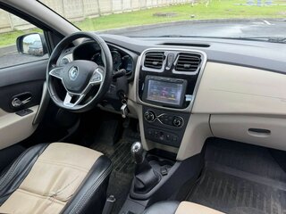 2018 Renault Logan II Рестайлинг, синий, 888888 рублей, вид 3
