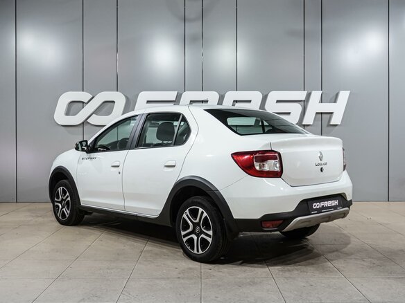 2022 Renault Logan Stepway II Рестайлинг, белый - вид 1