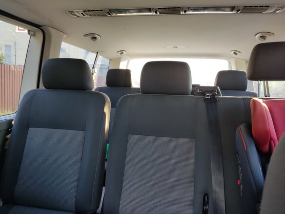 2011 Volkswagen Caravelle T5 Рестайлинг, серый, 2750000 рублей - вид 8