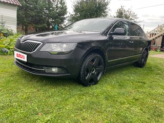 2014 Skoda Superb DSG II Рестайлинг, чёрный, 1100000 рублей, вид 1