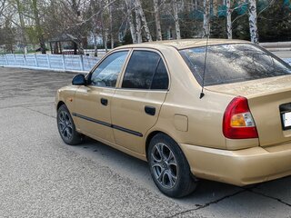 2007 Hyundai Accent ТагАЗ II, бежевый, 350000 рублей, вид 2