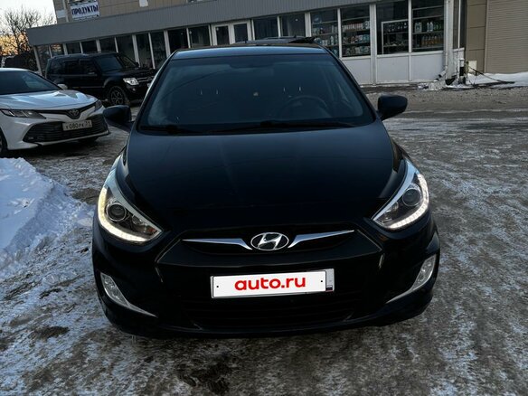 2014 Hyundai Solaris I, чёрный, 1000000 рублей