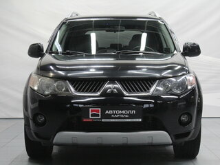 2008 Mitsubishi Outlander II, чёрный, 939000 рублей, вид 4