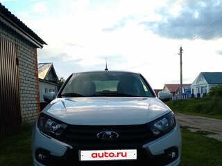 2022 Lada (ВАЗ) Granta I Рестайлинг, белый, 850000 рублей, вид 2