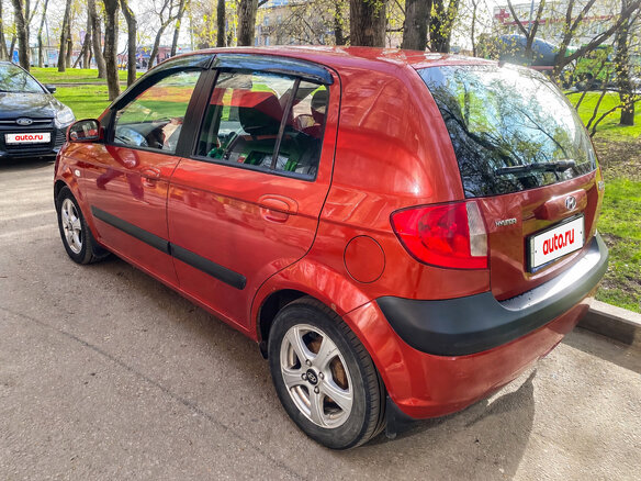 2006 Hyundai Getz I Рестайлинг, красный, 690000 рублей - вид 8