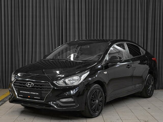 2017 Hyundai Solaris II, чёрный, 1190000 рублей, вид 1