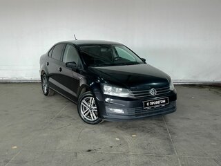 2018 Volkswagen Polo V Рестайлинг, чёрный, 1215000 рублей, вид 3