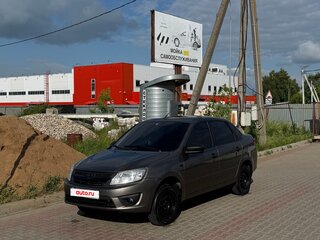 2017 Lada (ВАЗ) Granta I, коричневый, 400000 рублей, вид 5