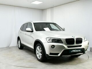 2013 BMW X3 20i xDrive II (F25), серебристый, 1580000 рублей, вид 3