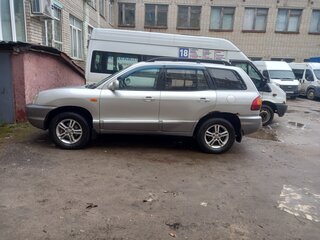 2004 Hyundai Santa Fe I, серебристый, 450000 рублей, вид 4