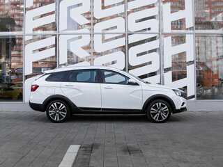 2019 Lada (ВАЗ) Vesta SW Cross I, белый, 1170000 рублей, вид 5