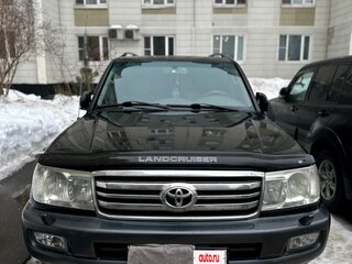 2007 Toyota Land Cruiser 100 Series Рестайлинг 2, чёрный, 3500000 рублей, вид 2