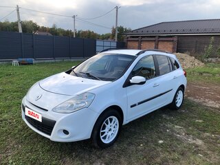 2009 Renault Clio III Рестайлинг, белый, 599000 рублей, вид 1