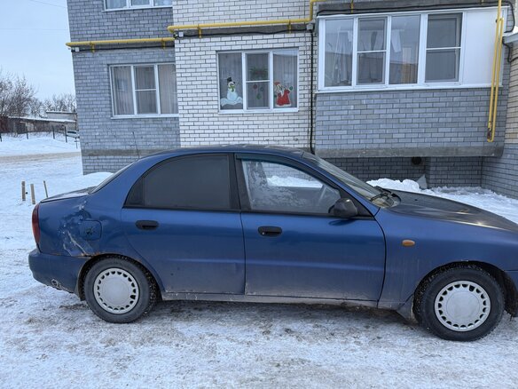 2005 Chevrolet Lanos I, синий, 90000 рублей - вид 1