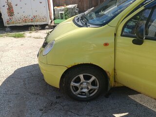 2006 Daewoo Matiz I Рестайлинг, жёлтый, 190000 рублей, вид 2