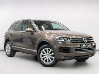 2012 Volkswagen Touareg II, коричневый, 3200000 рублей, вид 3