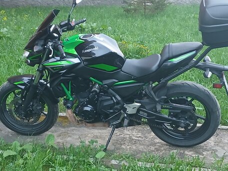 2021 Kawasaki Z 650, зелёный, 700000 рублей, вид 5