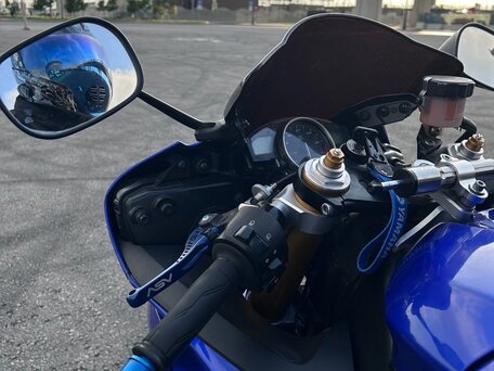 2009 Yamaha YZF-R6, синий, 600000 рублей, вид 2