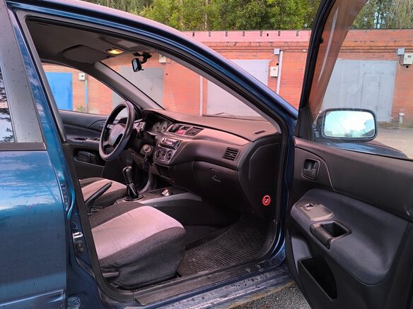 2005 Mitsubishi Lancer IX Рестайлинг, синий, 230000 рублей - вид 6