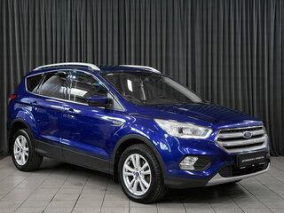 2018 Ford Kuga II Рестайлинг, синий, 1450000 рублей, вид 3