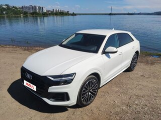2021 Audi Q8 55 TFSI I (4M), белый, 5700000 рублей, вид 1