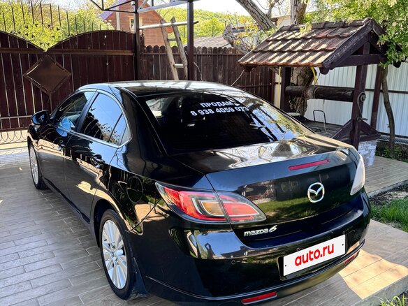 2008 Mazda 6 II (GH), чёрный, 750000 рублей - вид 6