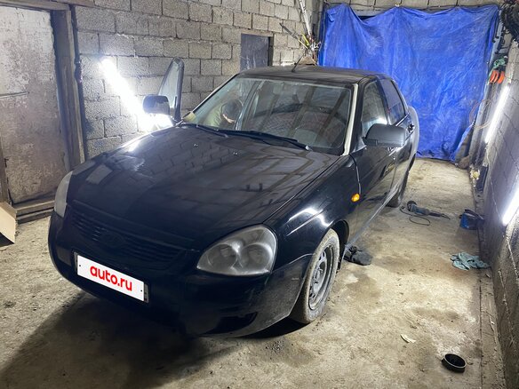 2012 Lada (ВАЗ) Priora I, чёрный, 320000 рублей - вид 2